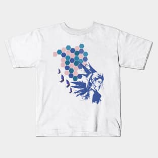 Beautiful anime hexagon design T-shirt Kids T-Shirt